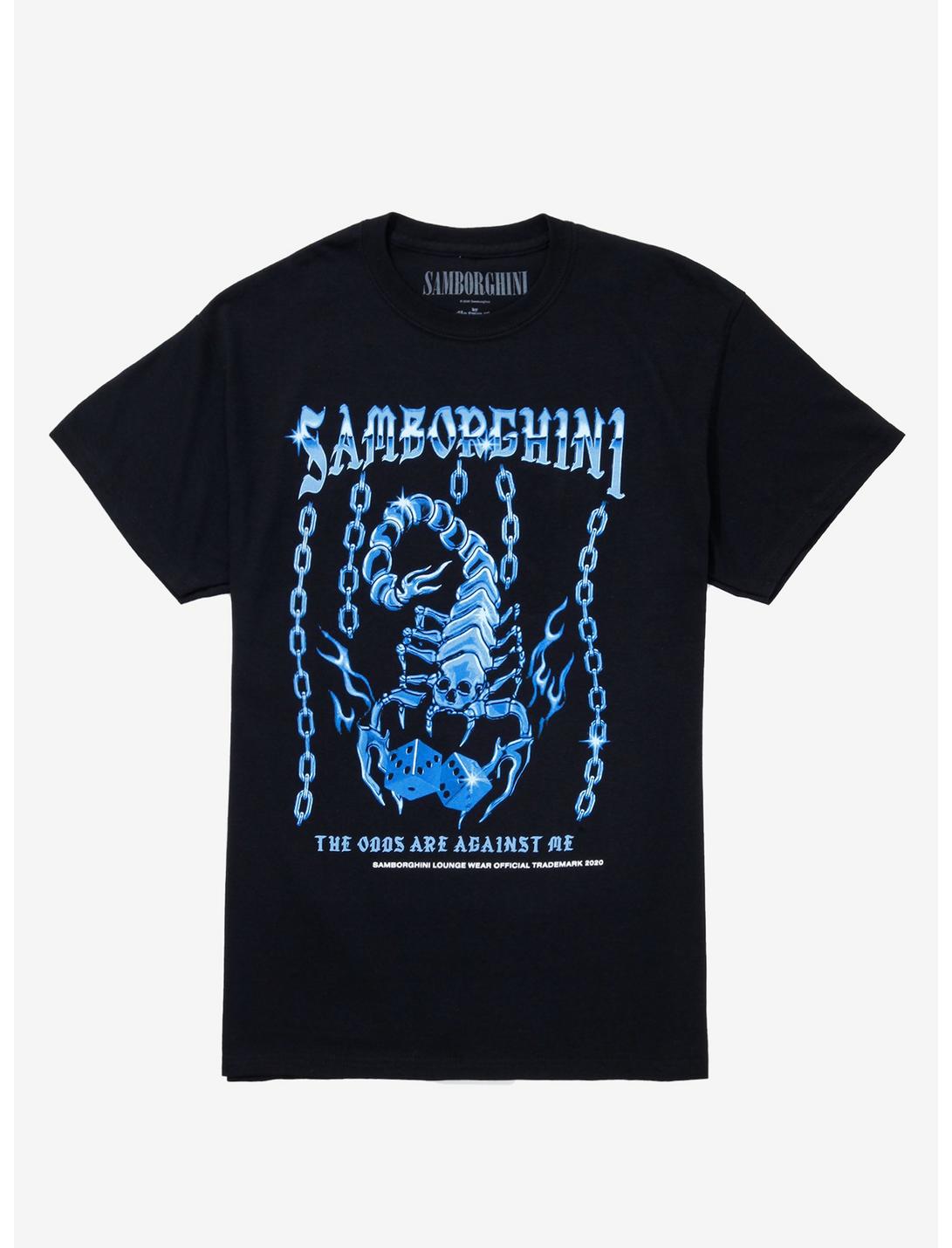 Samborghini Metal Scorpion T-Shirt, BLACK, hi-res