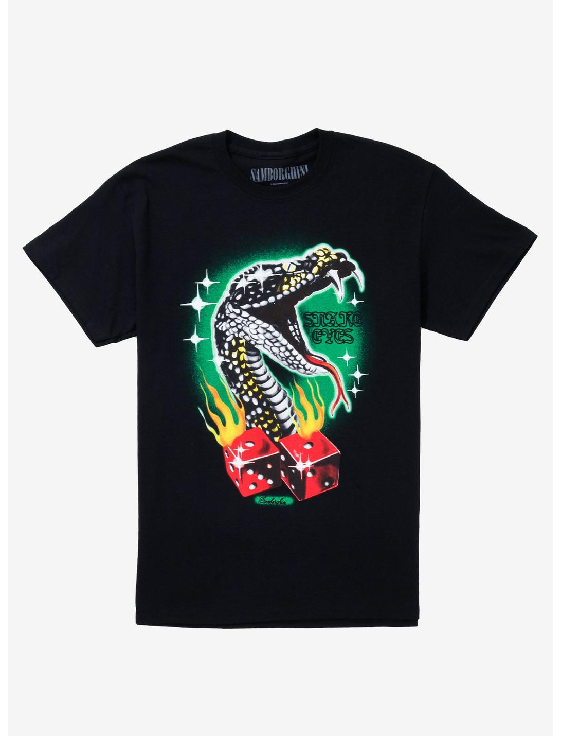 Samborghini Snake Eyes T-Shirt, BLACK, hi-res
