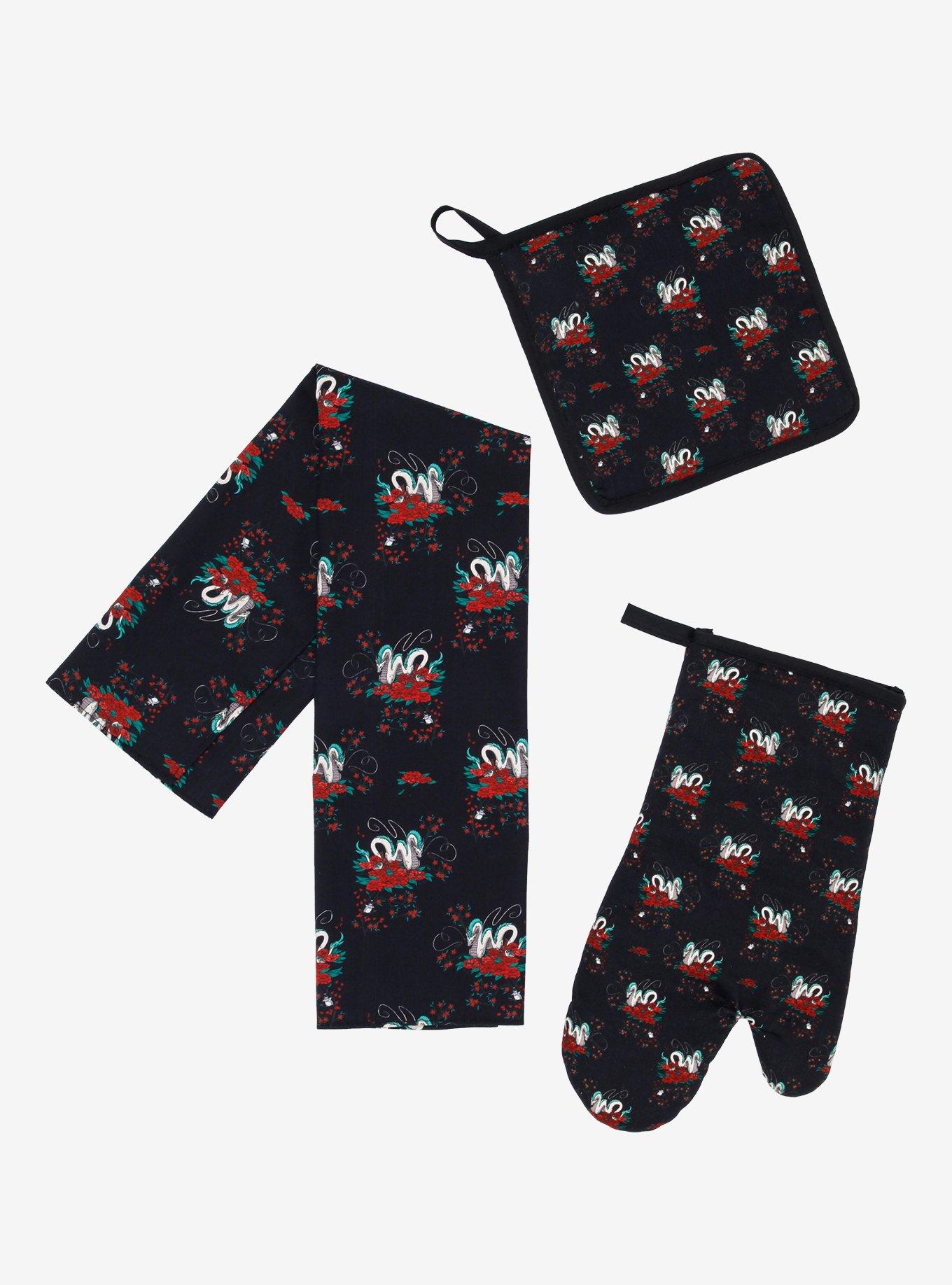 Studio Ghibli Spirited Away Haku Floral Kitchen Set, , hi-res