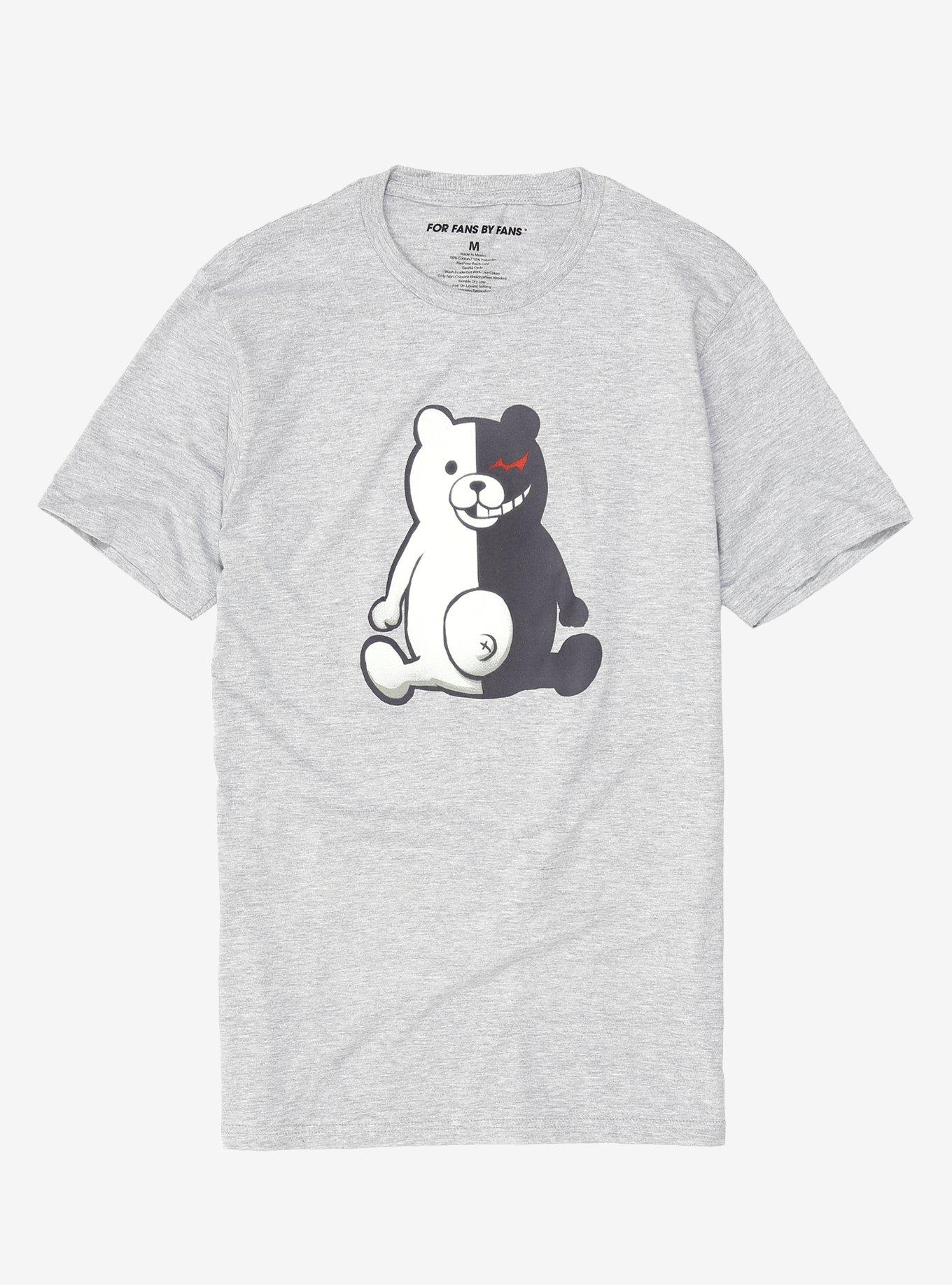 Danganronpa Monokuma T-Shirt, HEATHER GREY, hi-res