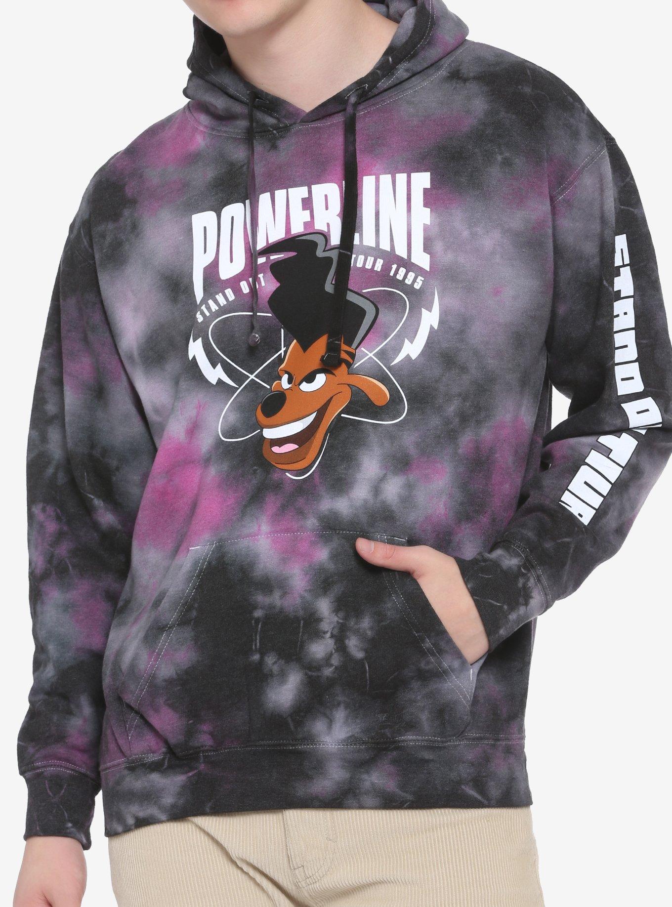 Disney A Goofy Movie Max Powerline Stand Out Tour Tie-Dye Hoodie, MULTI, hi-res