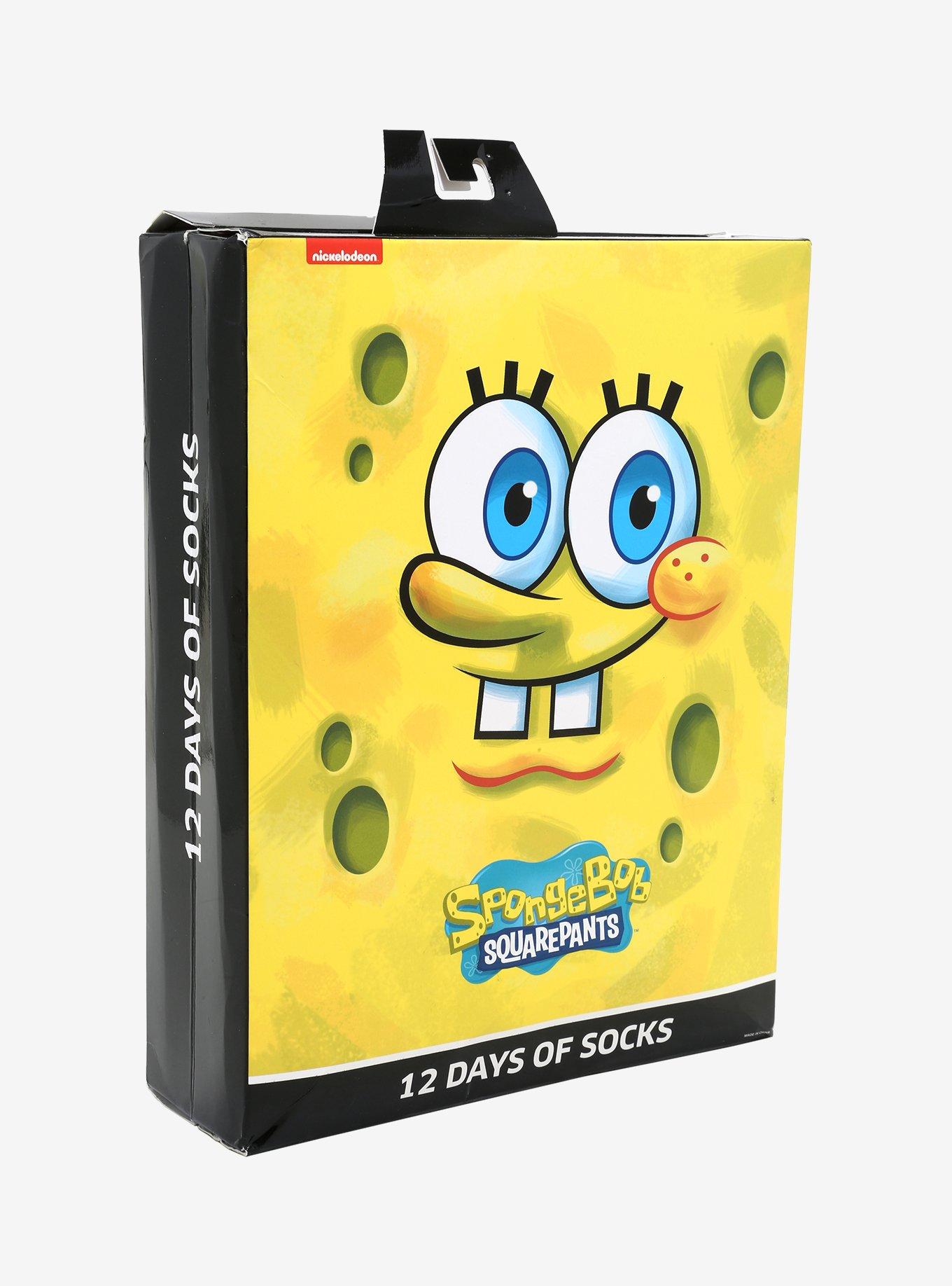 12 Days Of Socks SpongeBob Box Set