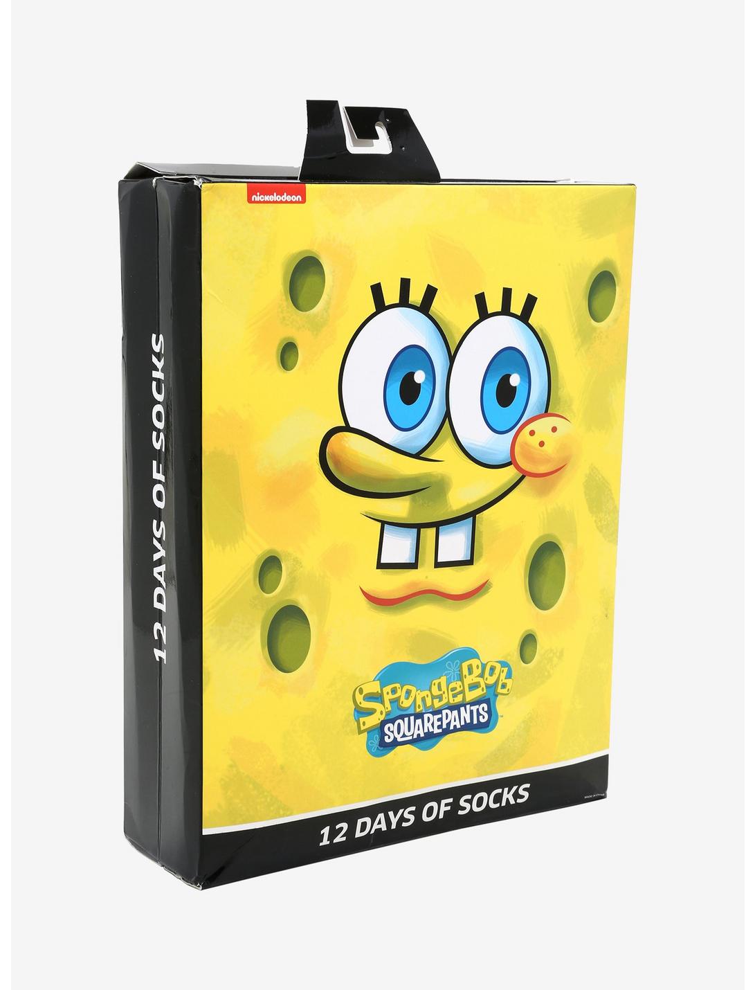 SpongeBob SquarePants 12 Days Of Socks Gift Set, , hi-res