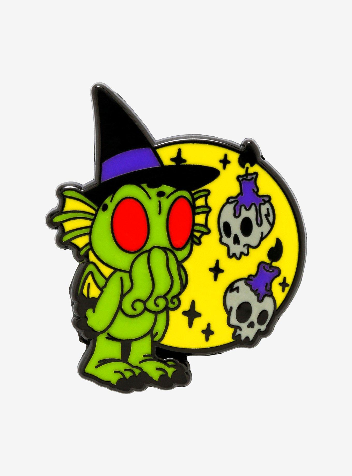 Cryptozoic Cryptkins Cthulhu Halloween Enamel Pin Hot Topic Exclusive, , hi-res