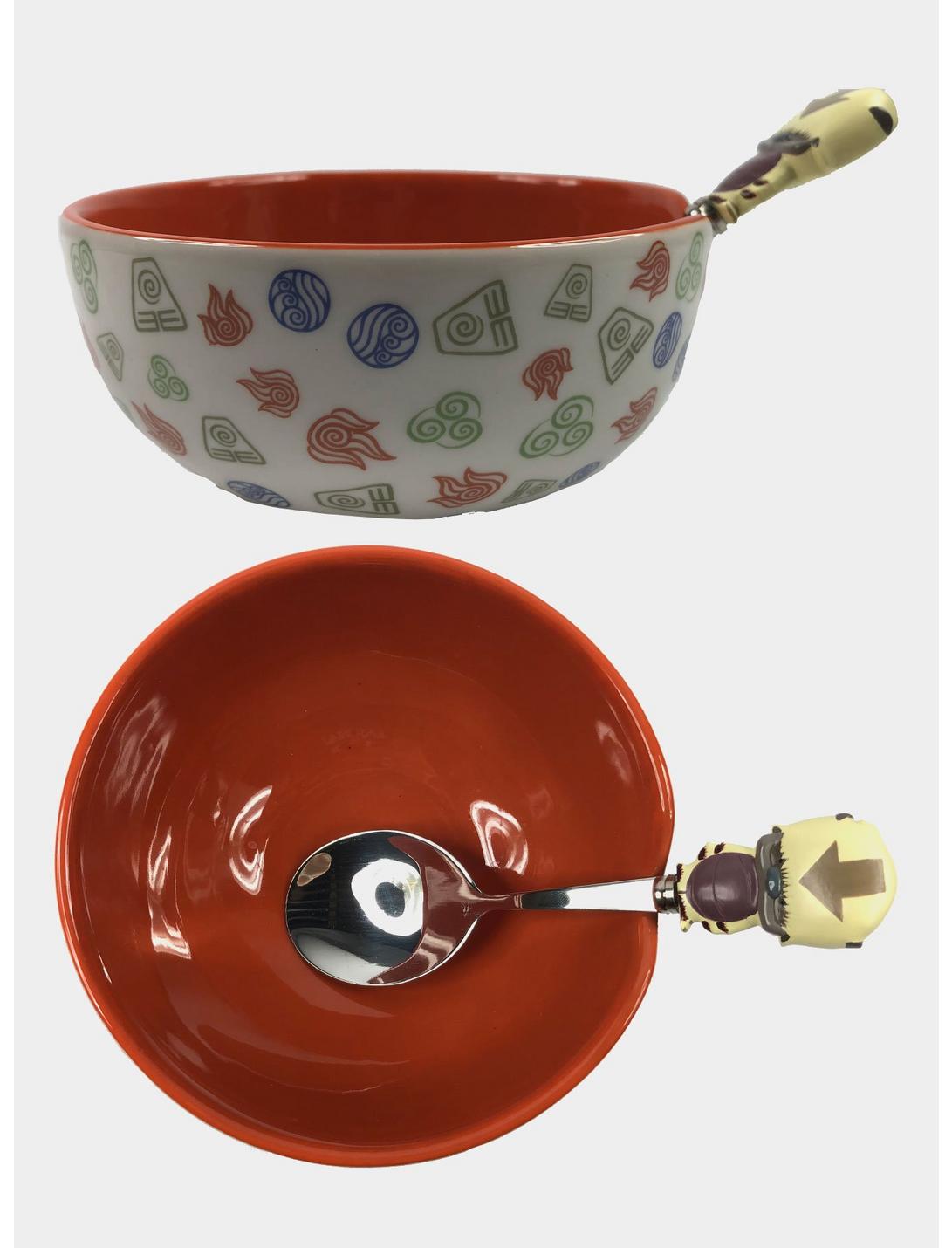 Avatar: The Last Airbender Symbols Bowl With Spoon, , hi-res