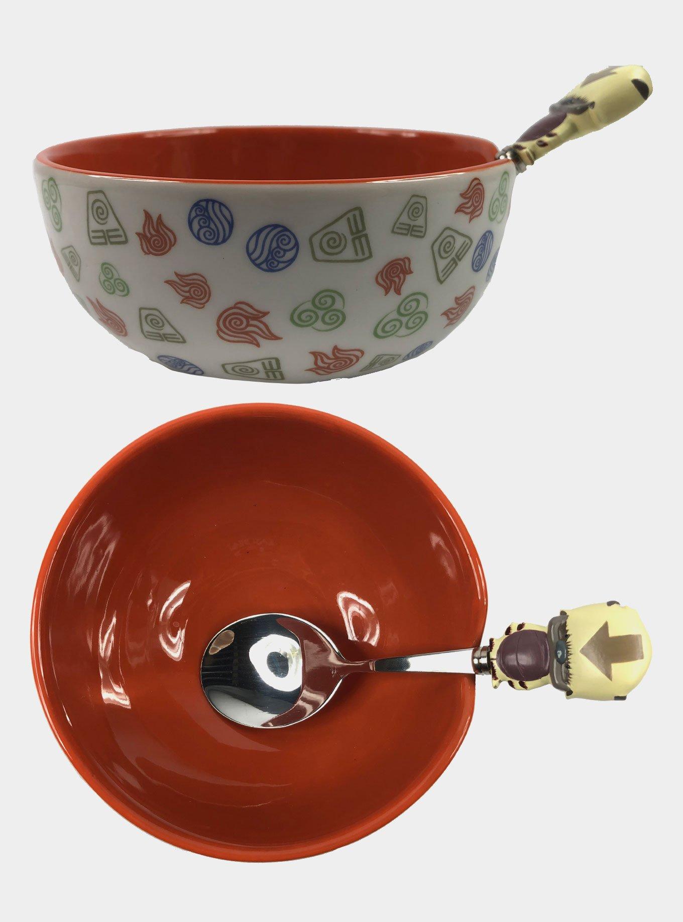 Avatar: The Last Airbender Symbols Bowl With Spoon, , hi-res