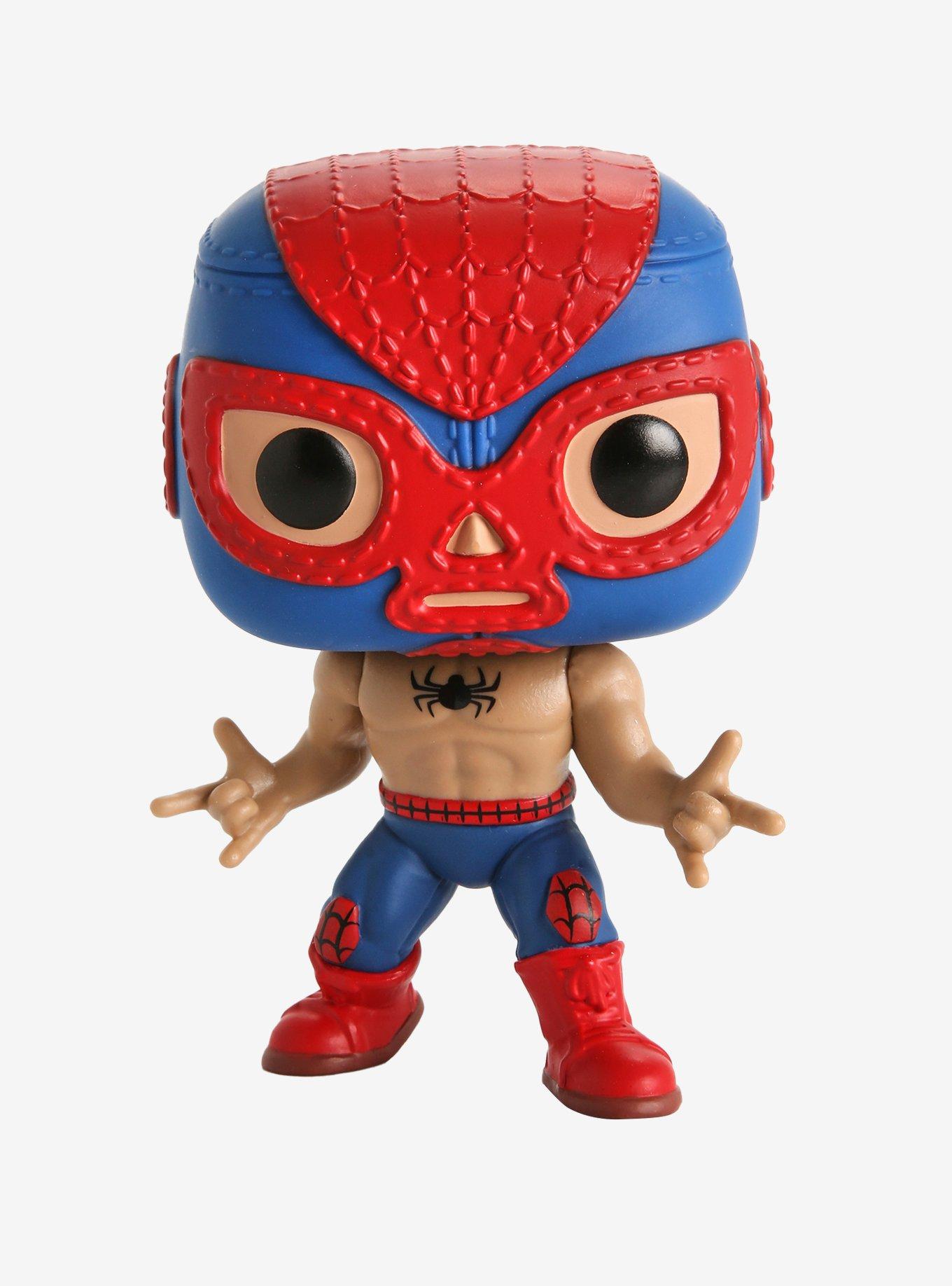 Funko Pop! Marvel Lucha Libre Edition El Aracno Vinyl Bobble-Head, , hi-res