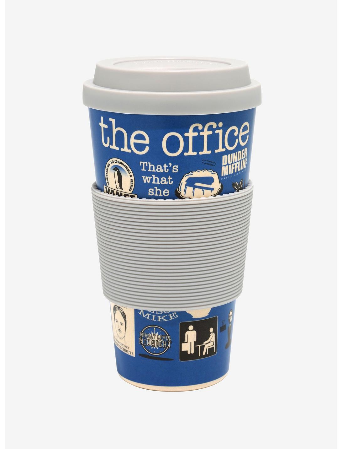 The Office Icon Bamboo Travel Mug, , hi-res