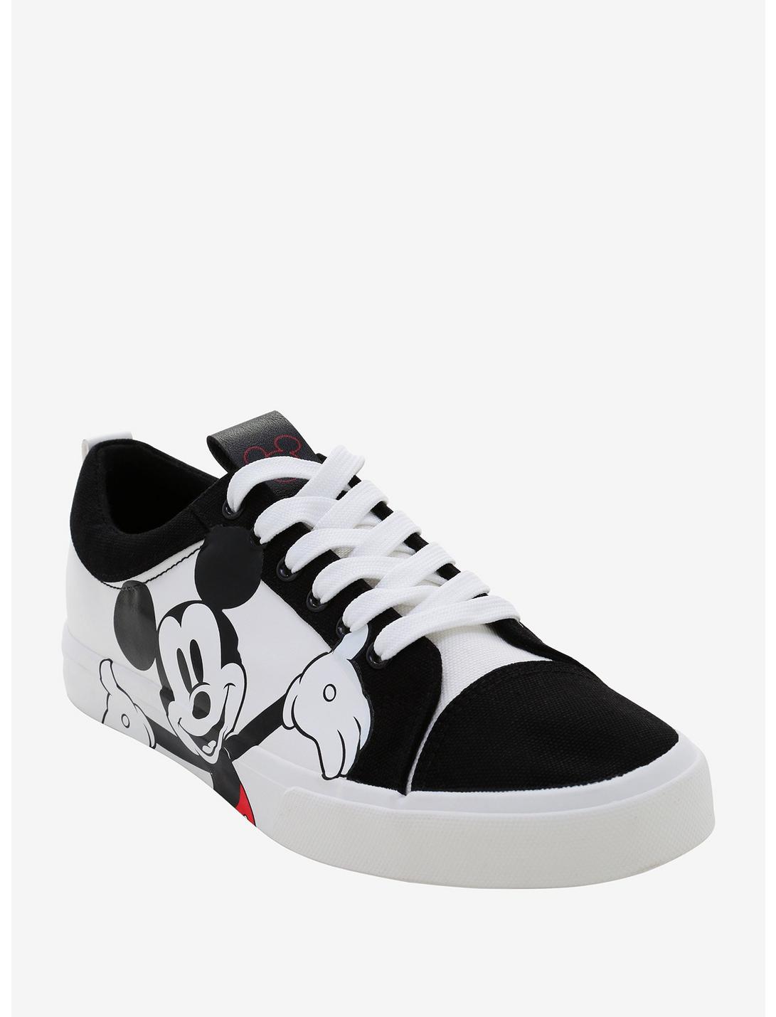Disney Mickey Mouse Black & White Sneakers, MULTI, hi-res