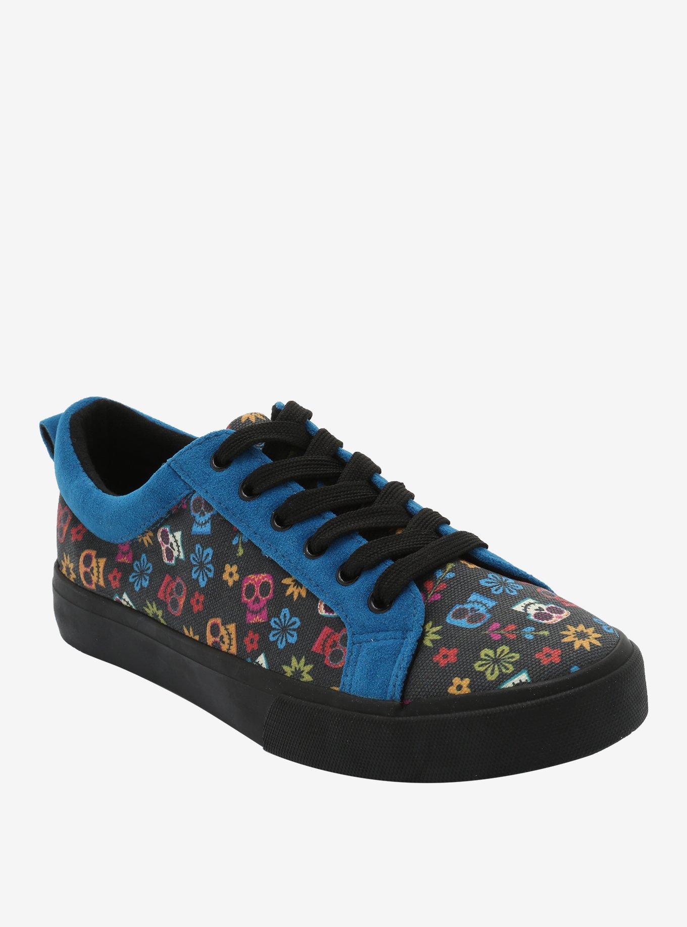 Disney Pixar Coco Skulls & Flowers Sneakers, MULTI, hi-res