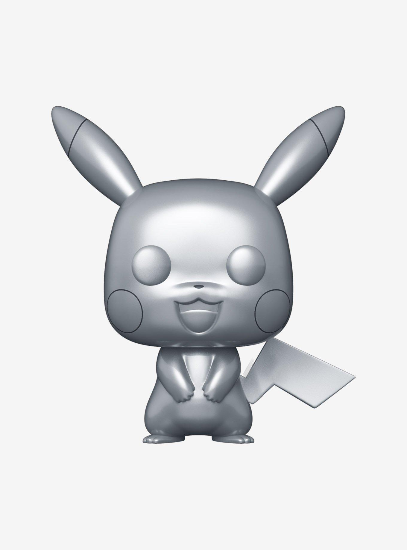 Funko Pop! Games Pok&eacute;mon Pikachu (Silver Metallic) Vinyl Figure, , hi-res
