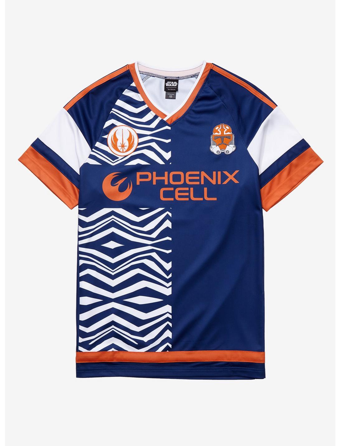 Star Wars: The Clone Wars Ahsoka Tano Phoenix Cell Soccer Jersey - BoxLunch Exclusive, MULTI, hi-res