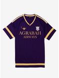 Disney Aladdin Agrabah Airways Soccer Jersey - BoxLunch Exclusive, PURPLE, hi-res