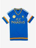 Disney Hercules Fly Pegasus Soccer Jersey - BoxLunch Exclusive, ROYAL, hi-res