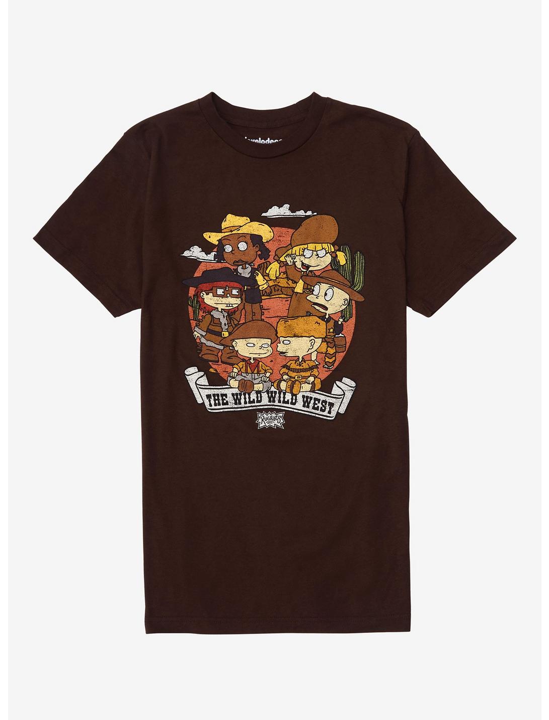 Rugrats The Wild Wild West T-Shirt - BoxLunch Exclusive, BROWN, hi-res