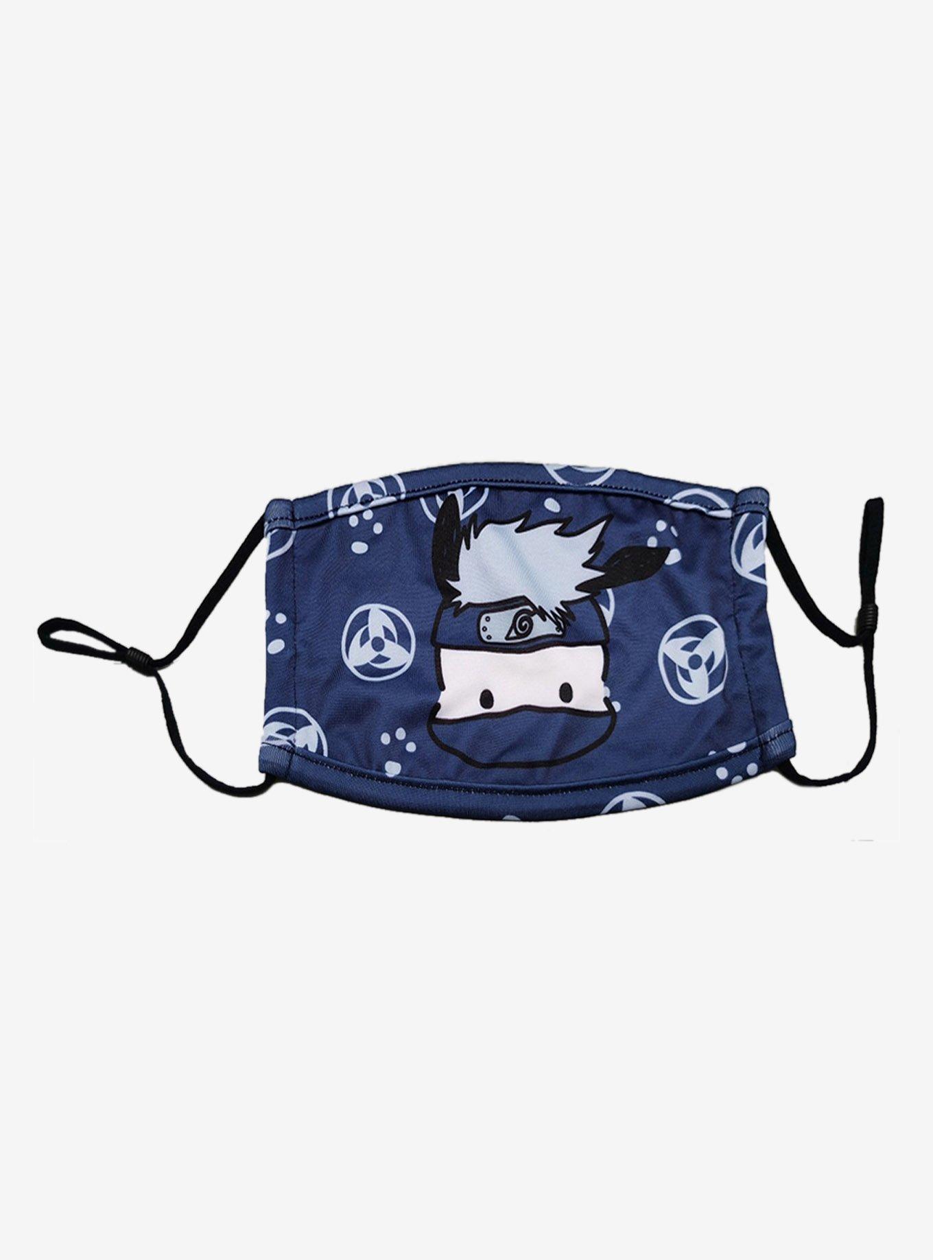 Naruto x Hello Kitty and Friends Pochacco as Kakashi Fashion Face Mask, , hi-res