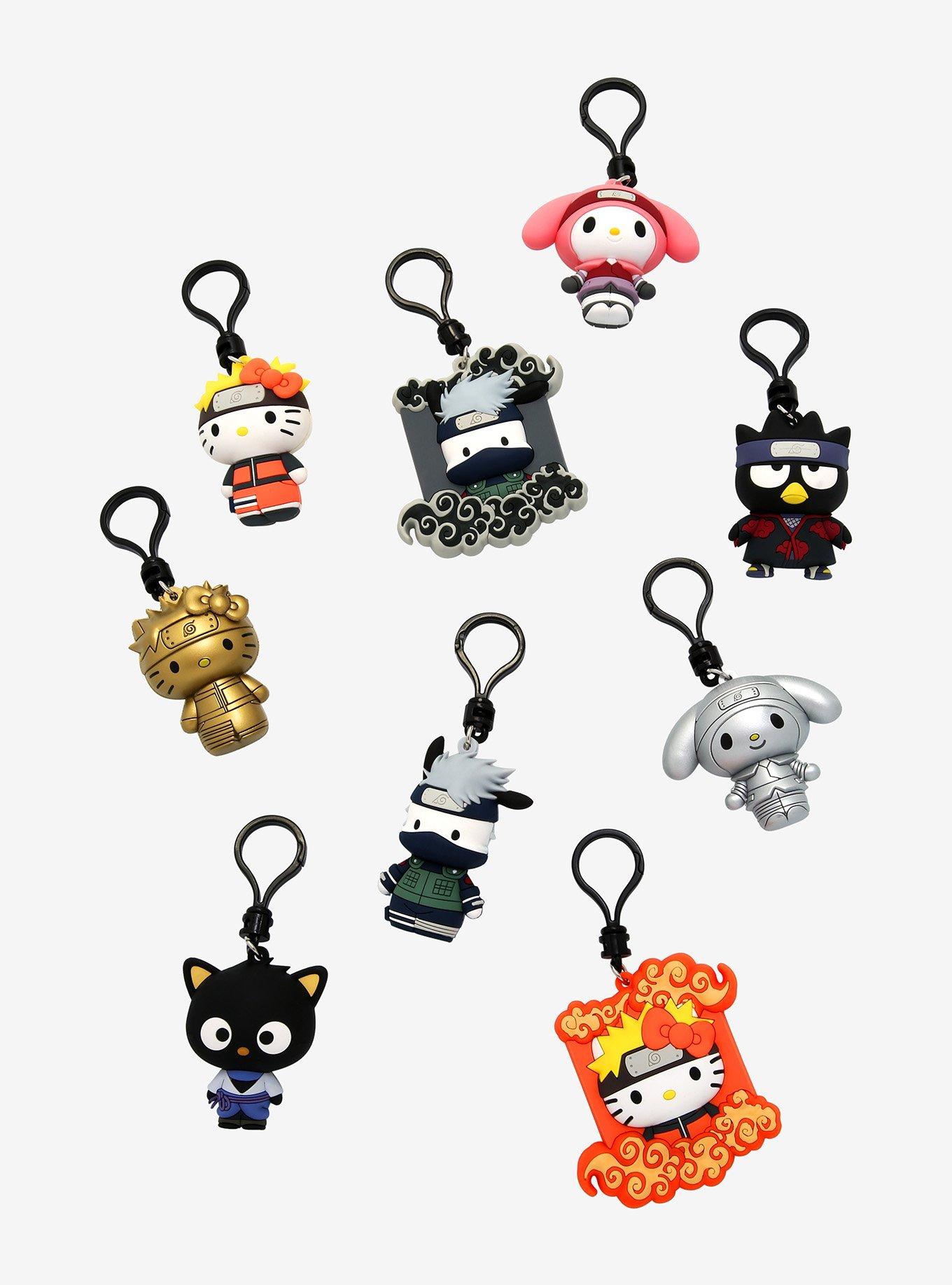 Naruto Shippuden X Hello Kitty And Friends Blind Bag Figural Key Chain