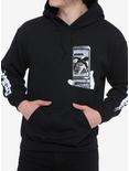 Zombie Makeout Club Cell Phone Hoodie, BLACK, hi-res