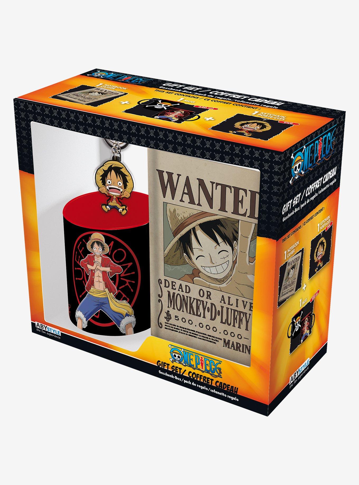 早い者勝LUFFY's アソートの箱、プロトタイプ1点、パンフレット 3点セット One Piece Monkey D. Luffy 3 Piece Gift Set | BoxLunch