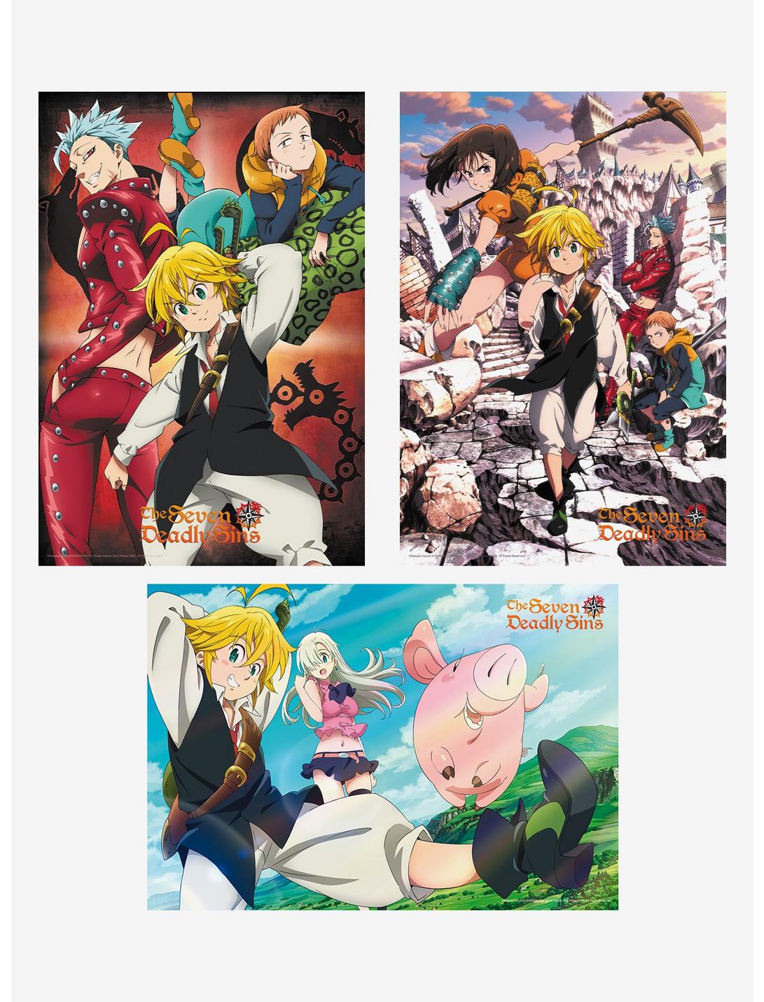 The Seven Deadly Sins Sins Mini Poster Pack, , hi-res