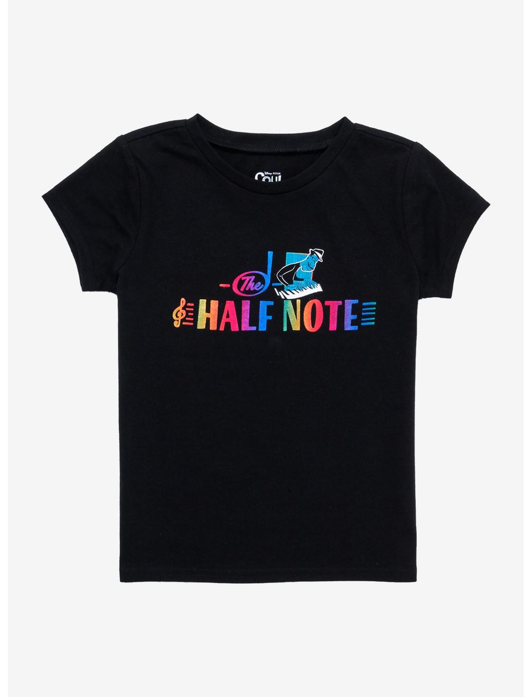 Disney Pixar Soul The Half Note Metallic Toddler T-Shirt - BoxLunch Exclusive, BLACK, hi-res