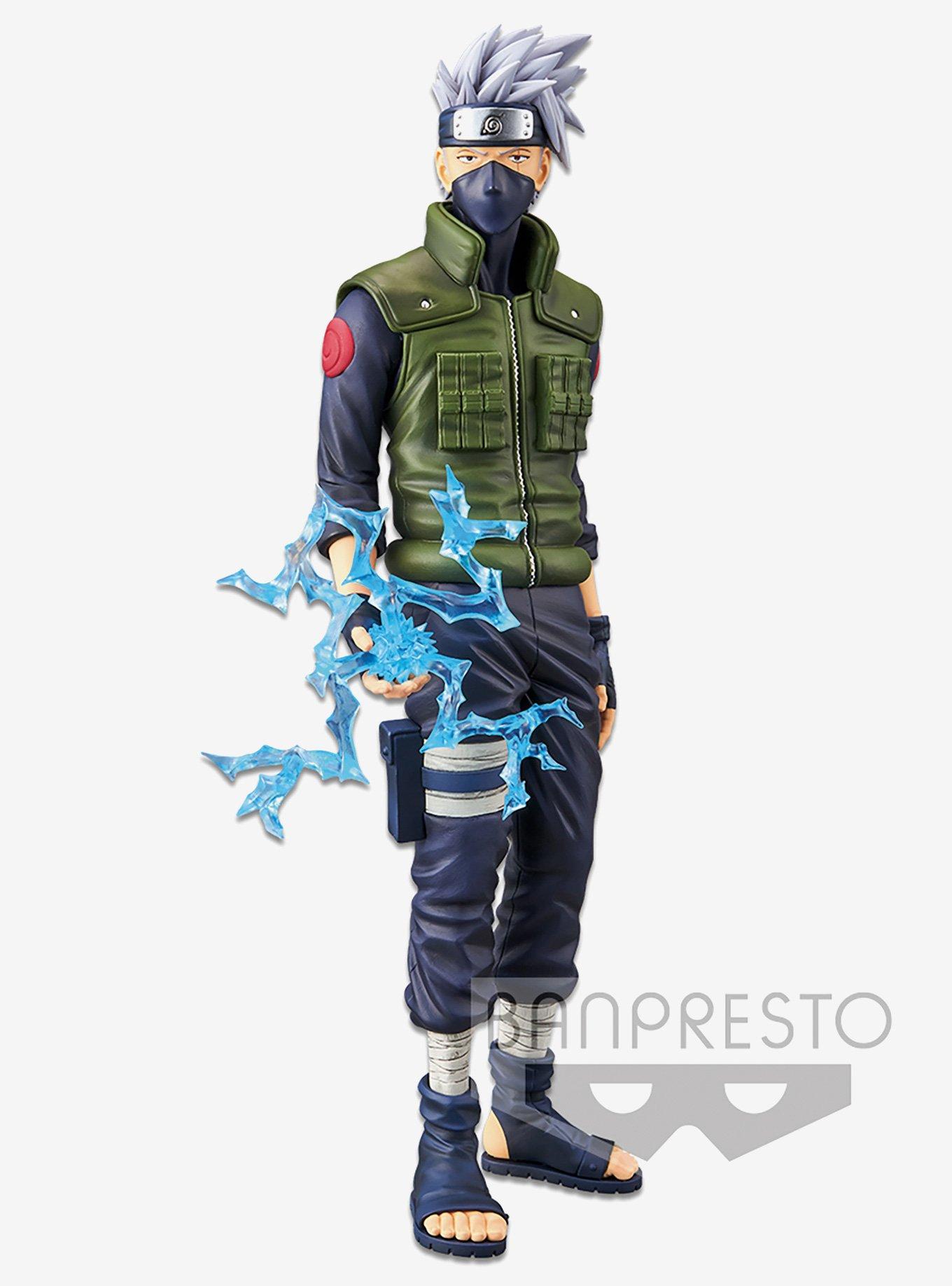 Banpresto Naruto Shippuden Grandista nero Hatake Kakashi Figure