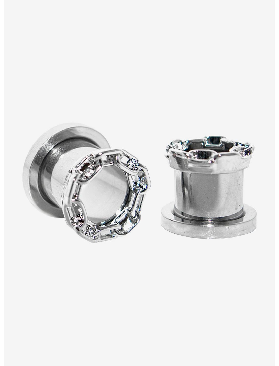 Steel Chain Wrapped Plug 2 Pack, MULTI, hi-res