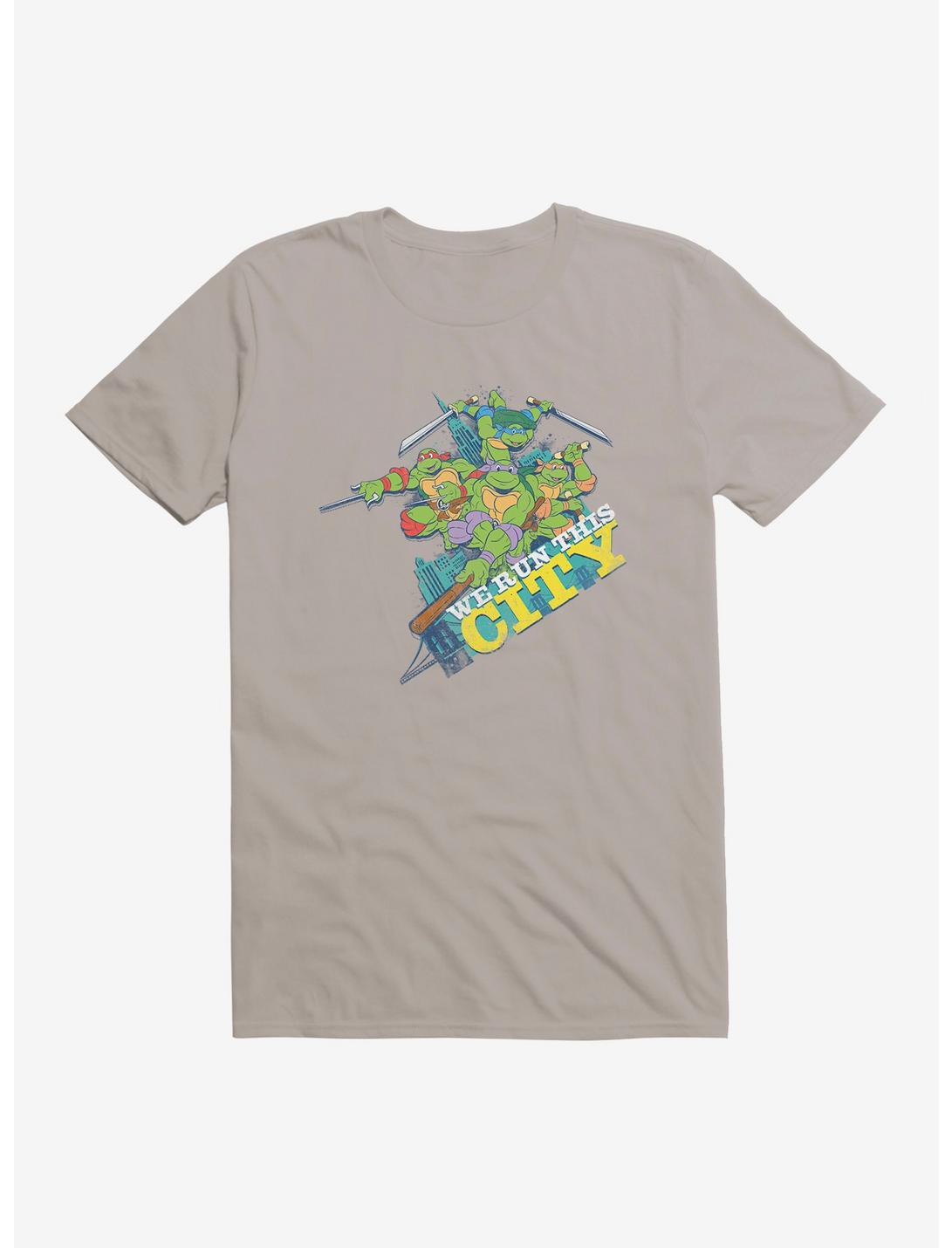 Teenage Mutant Ninja Turtles Group Pose We Run This City T-Shirt, LIGHT GREY, hi-res