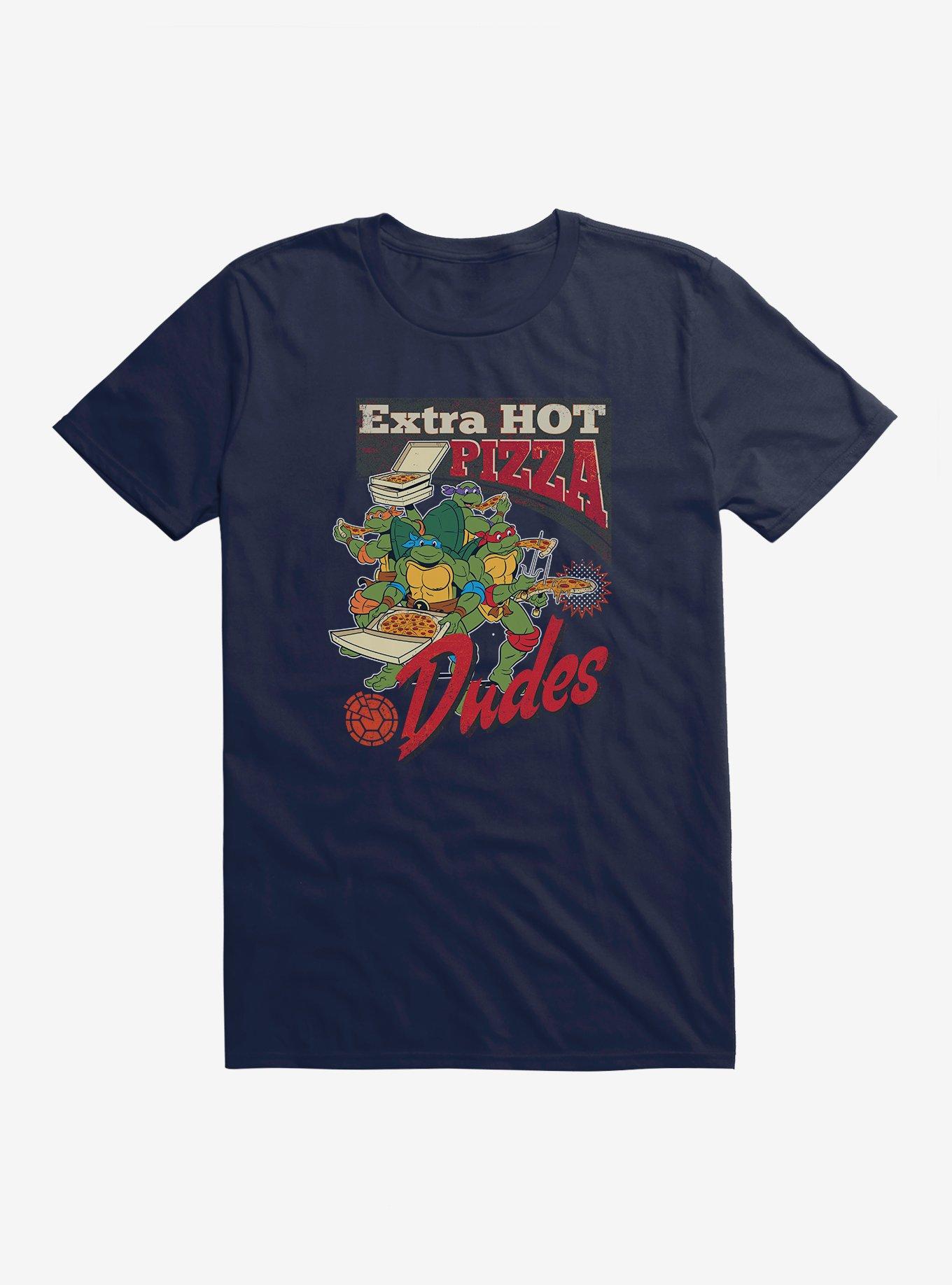 Tee Luv Men's Teenage Mutant Ninja Turtles Pizza T-Shirt