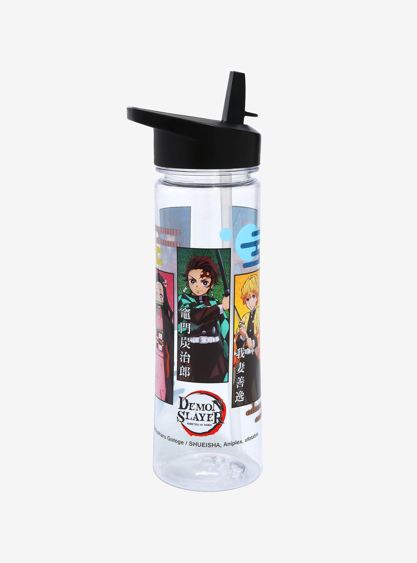 Demon Slayer: Kimetsu no Yaiba Character Panels Water Bottle, , hi-res