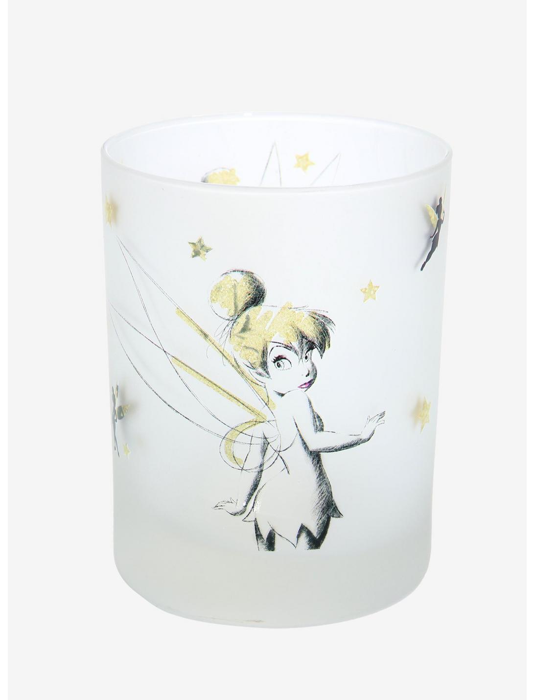 Disney Peter Pan Tinker Bell Sketch Glass - BoxLunch Exclusive, , hi-res