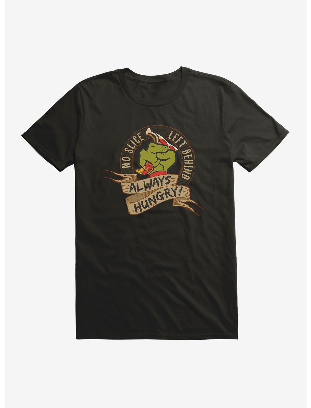 Teenage Mutant Ninja Turtles Always Hungry Banner T-Shirt, BLACK, hi-res