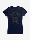 Outlander Crest Logo Girls T-Shirt, NAVY, hi-res