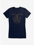 Outlander Crown Crest Girls T-Shirt, NAVY, hi-res