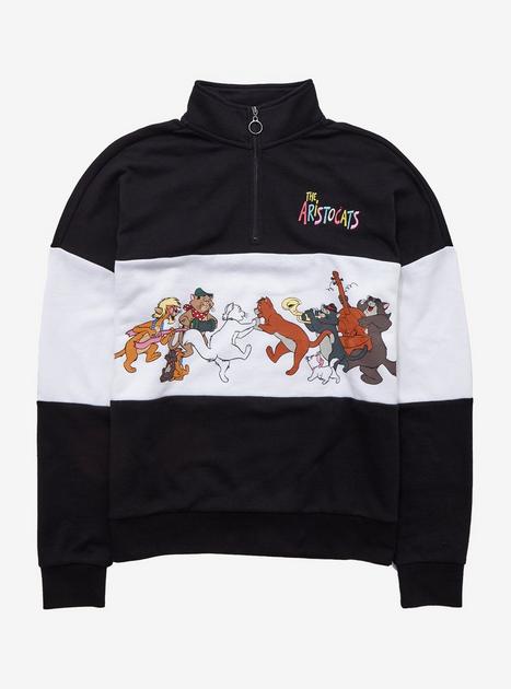 Disney The Aristocats Panel Women's Quarter-Zip Sweater