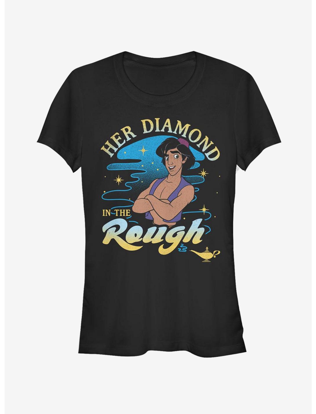 Disney Aladdin Diamond In The Rough Girls T-Shirt, BLACK, hi-res