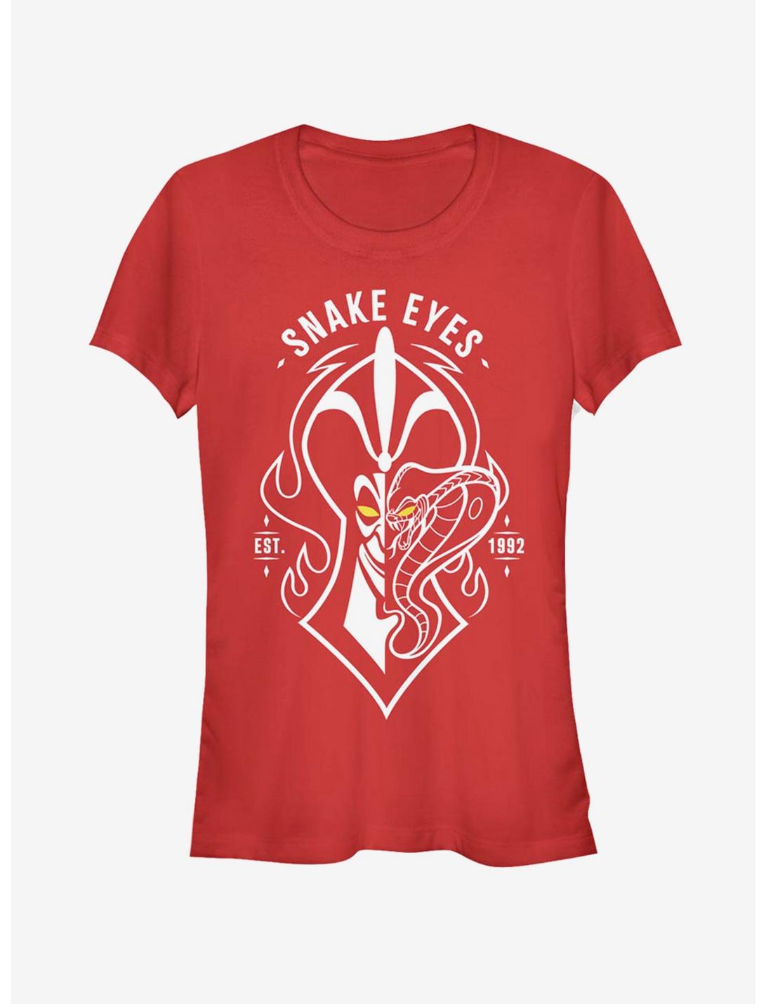 Disney Aladdin Snake Eyes Girls T-Shirt, RED, hi-res