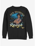 Disney Aladdin Diamond In The Rough Crew Sweatshirt, BLACK, hi-res