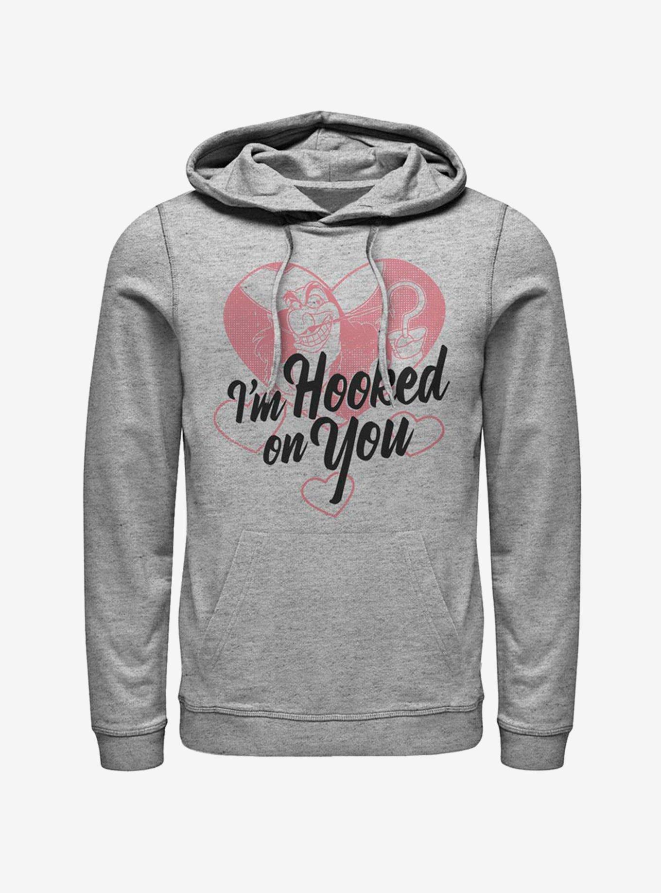 Disney Peter Pan Hooked On You Hoodie, ATH HTR, hi-res