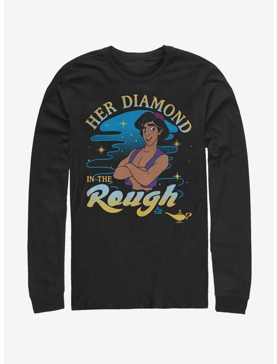Disney Aladdin Diamond In The Rough Long-Sleeve T-Shirt, BLACK, hi-res