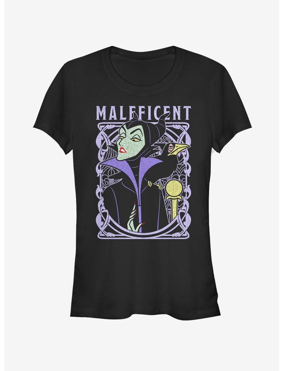 Disney Sleeping Beauty Maleficent Color Girls T-Shirt, BLACK, hi-res