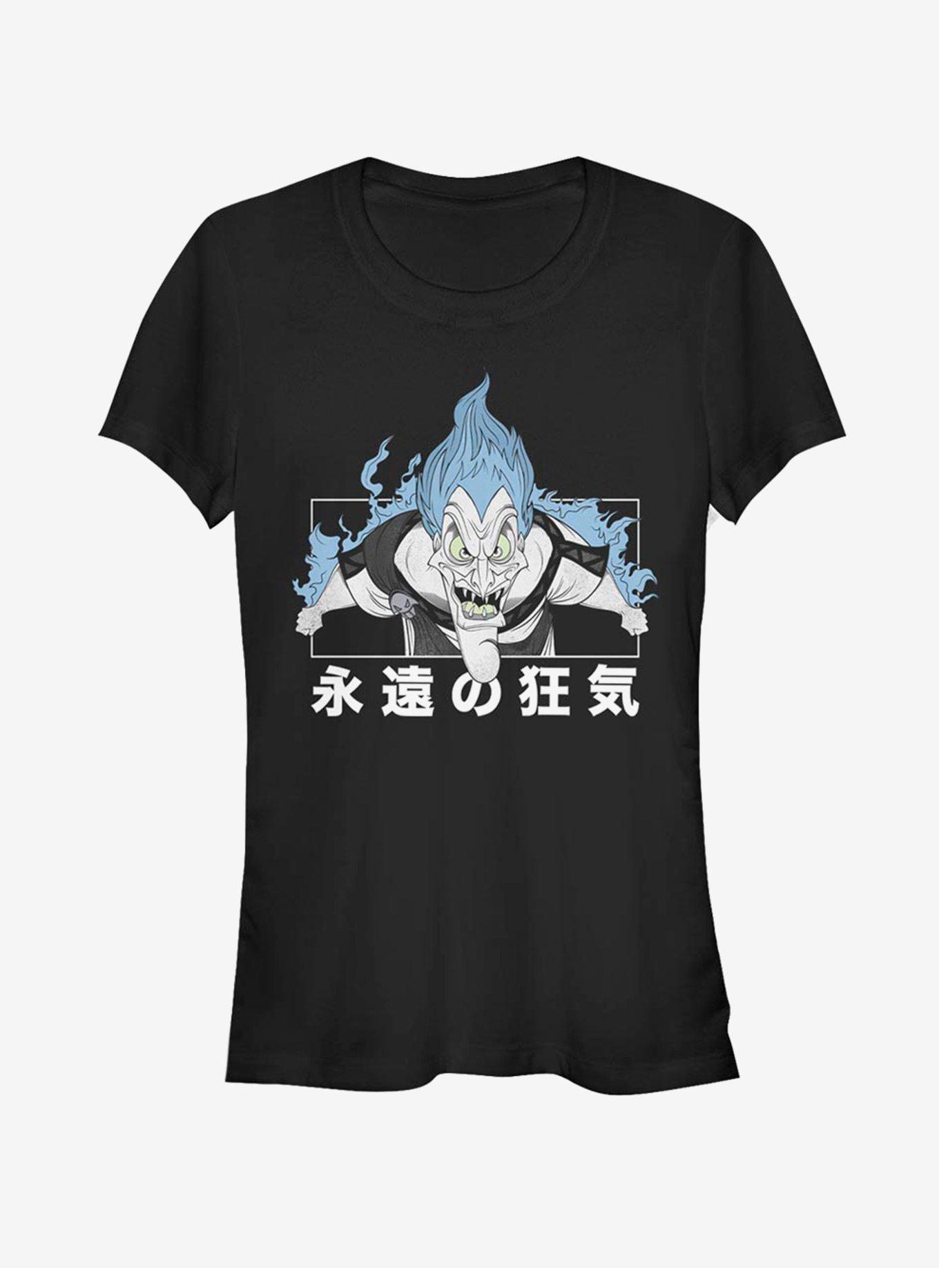 Disney Hercules Hades Japanese Text Girls T-Shirt, BLACK, hi-res