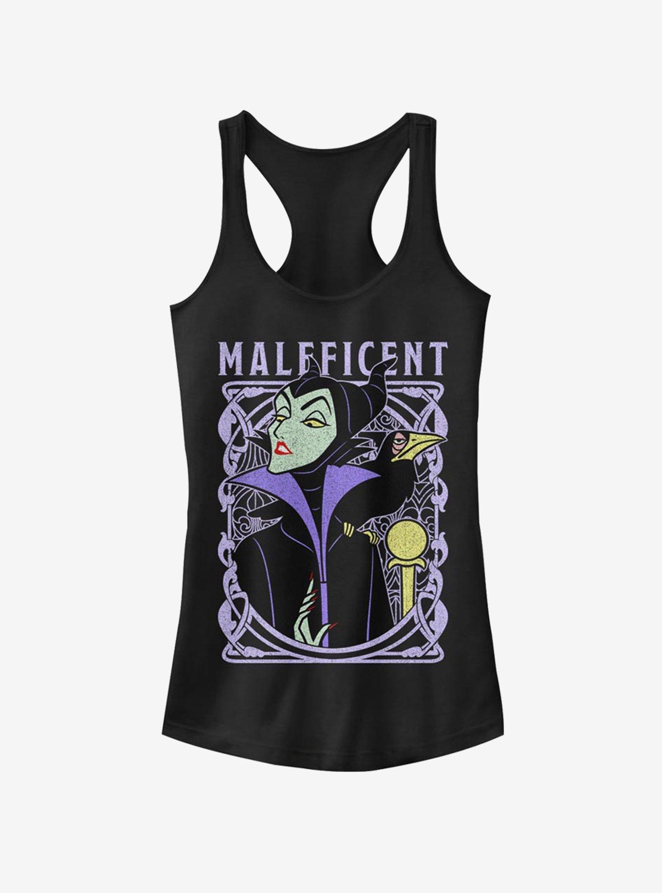 Disney Sleeping Beauty Maleficent Color Girls Tank, BLACK, hi-res