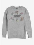 Disney Sleeping Beauty Dream It Crew Sweatshirt, ATH HTR, hi-res