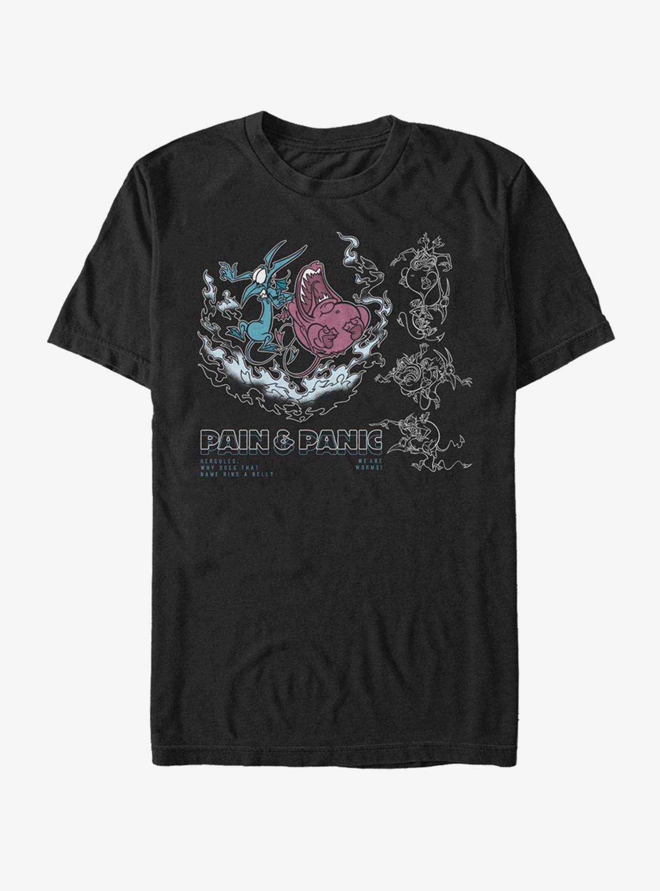 Disney Hercules We Are Worms T-Shirt, BLACK, hi-res