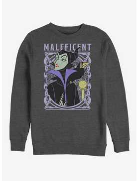 Disney Sleeping Beauty Maleficent Color Crew Sweatshirt, CHAR HTR, hi-res