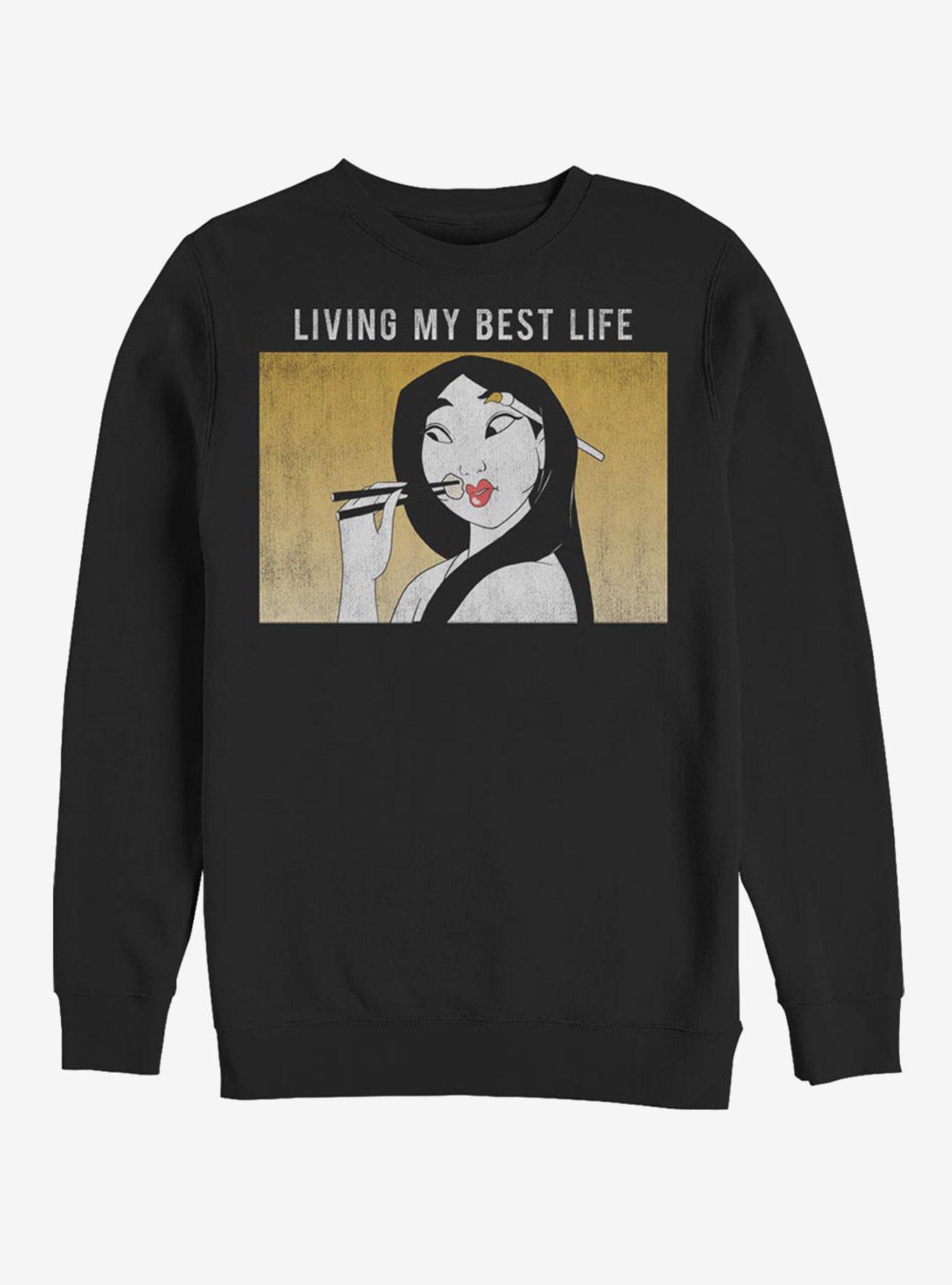 Disney Mulan Meme Crew Sweatshirt, , hi-res