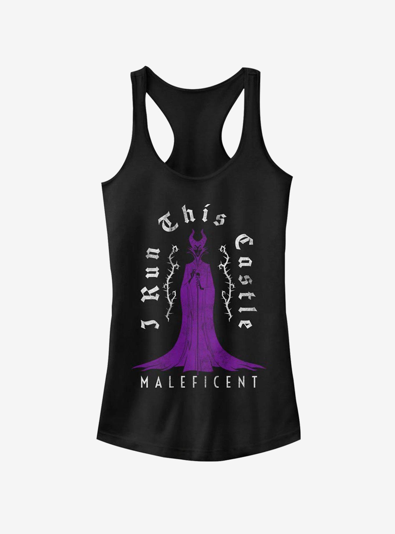 Disney Sleeping Beauty Maleficent Castle Girls Tank