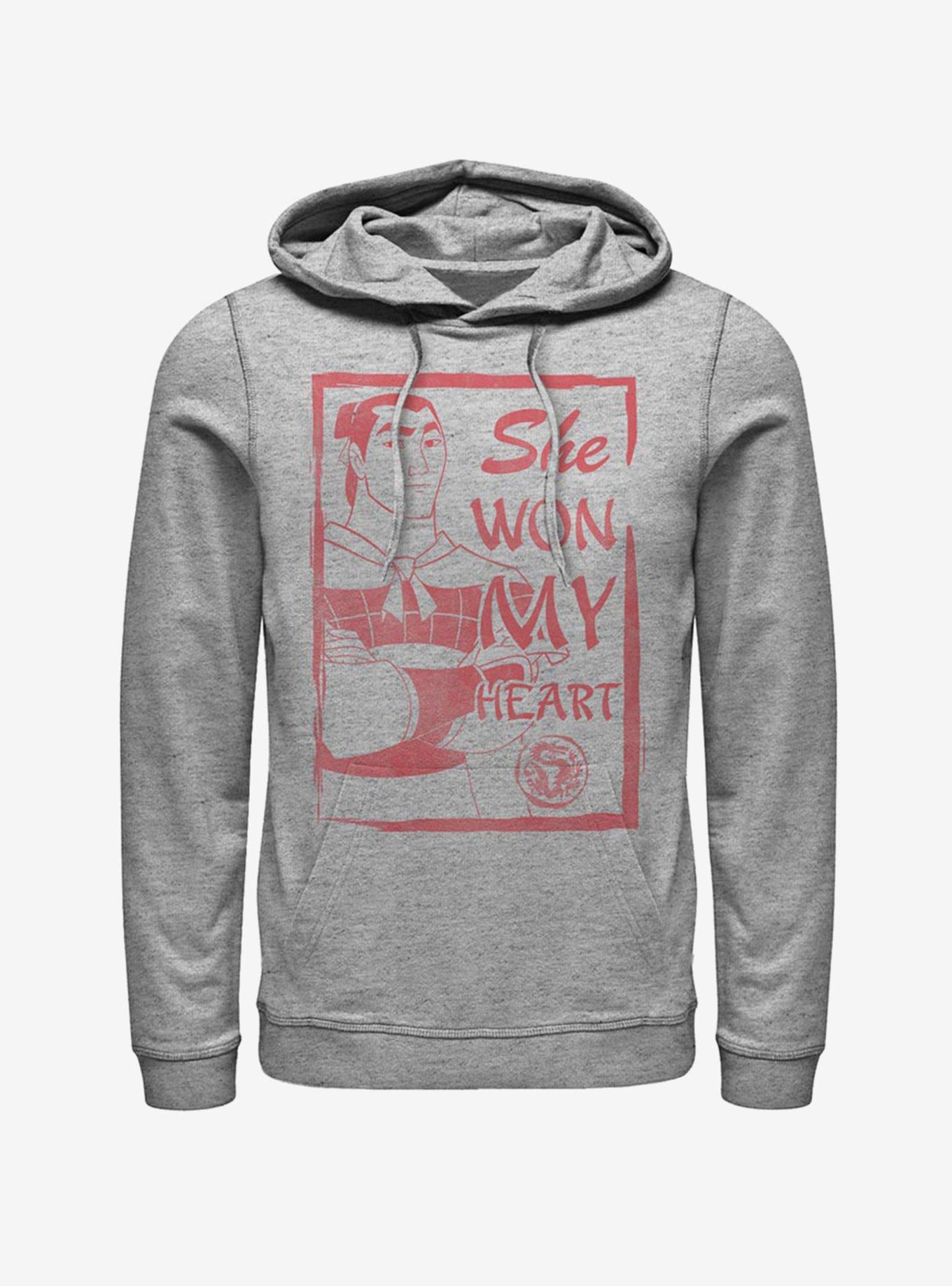 Disney Mulan Li Shang She Won My Heart Hoodie, , hi-res