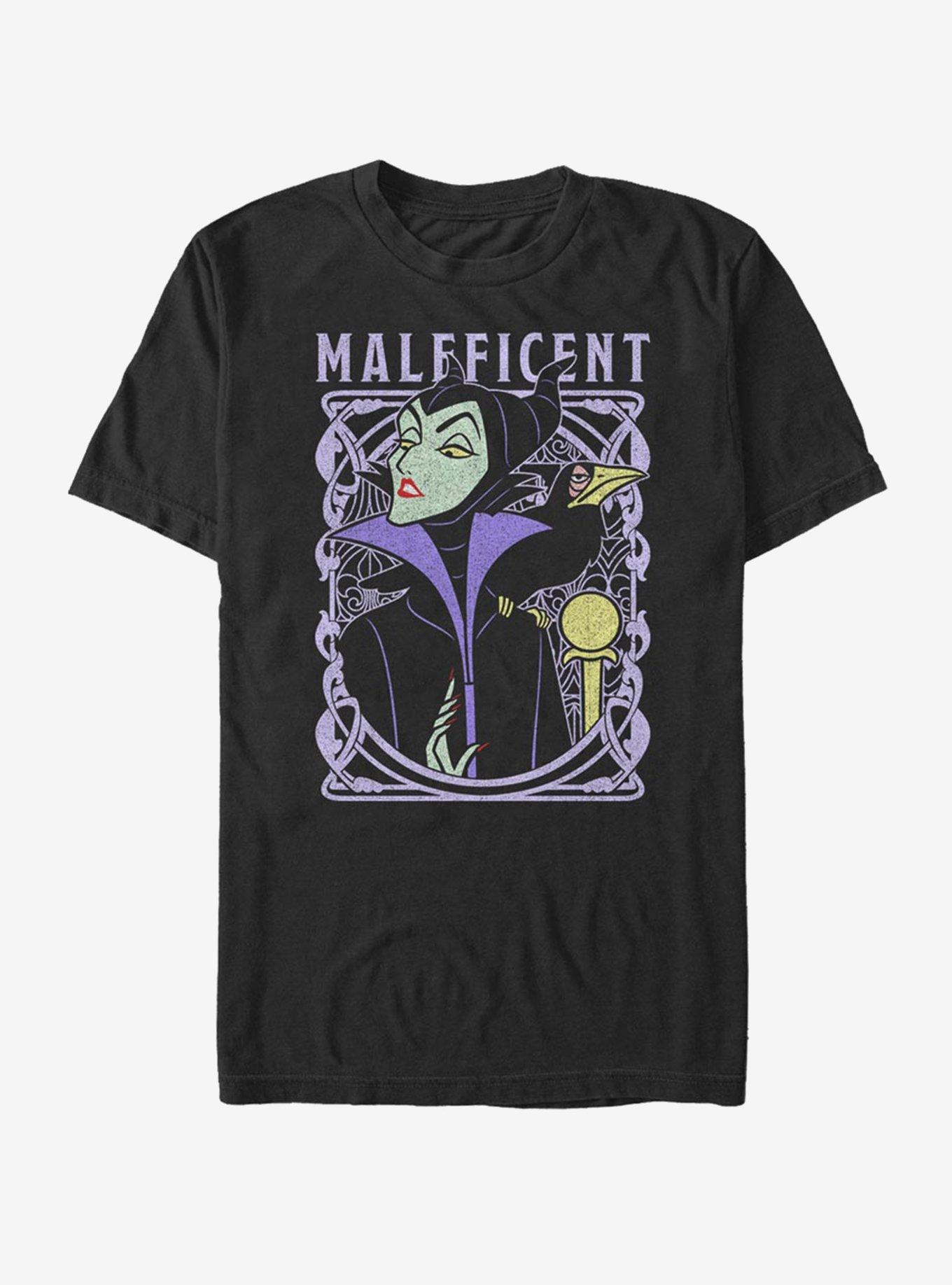 Disney Sleeping Beauty Maleficent Color T-Shirt, BLACK, hi-res